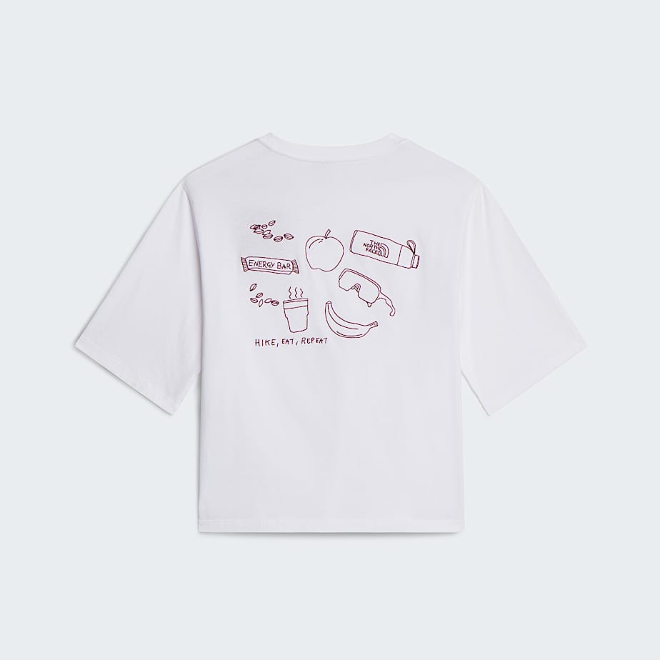 Tshirt Hike Picnic Boxy con grafica da donna TNF ALT31