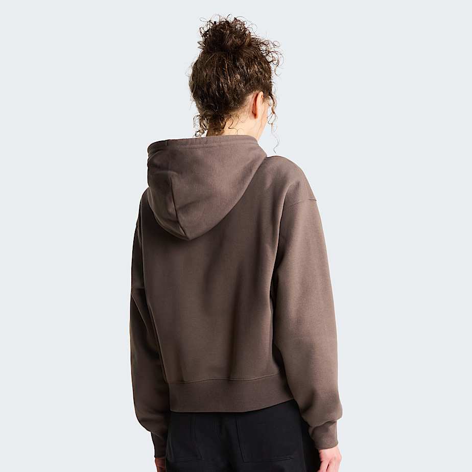 Felpa con cappuccio oversize TNF Essential Simple Dome Boxy da donna TNF ALT3