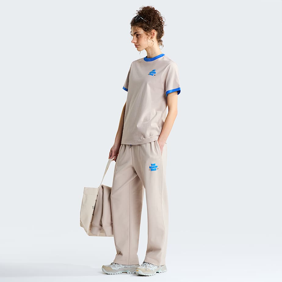 Tshirt Explore Fonts Relaxed con grafica da donna TNF ALT1