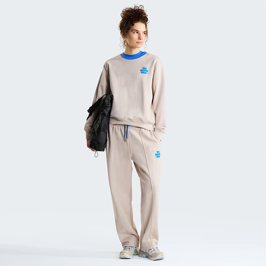Felpa Explore Fonts Relaxed con grafica da donna TNF ALT1