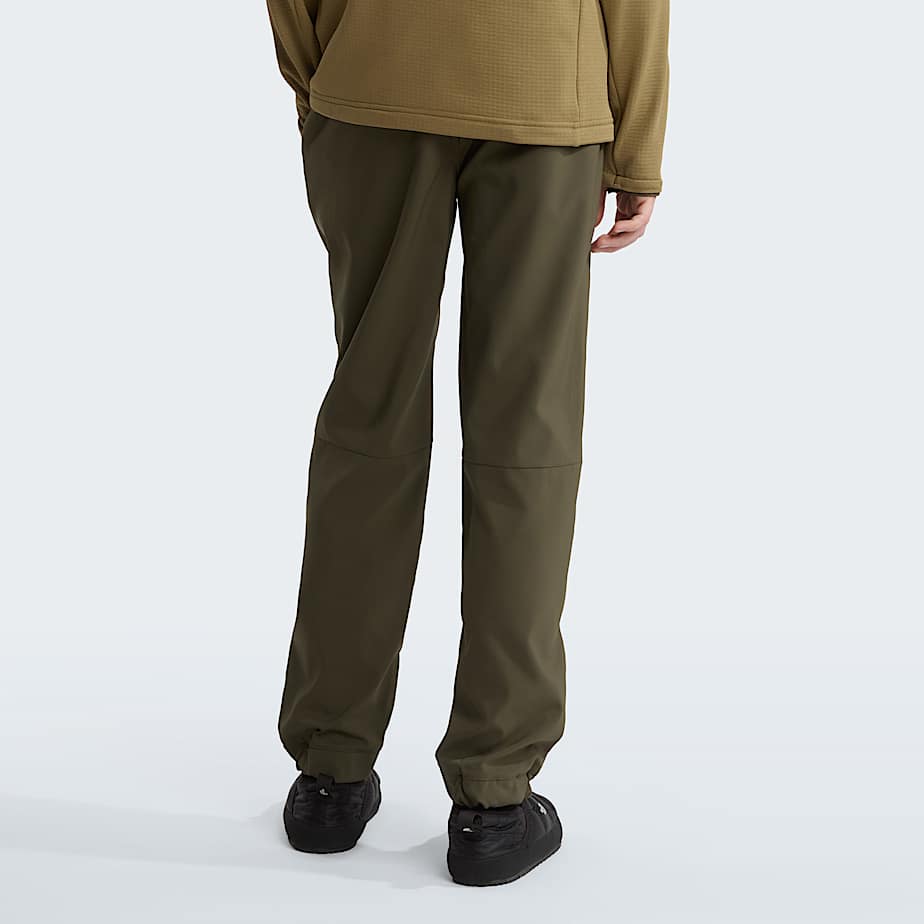 Boys On The Trail Trousers TNF New Taupe GreenSilver Reflective ALT3