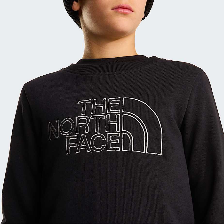 Drew Peak Crew Neck Sweatshirt Junior TNF ALT4