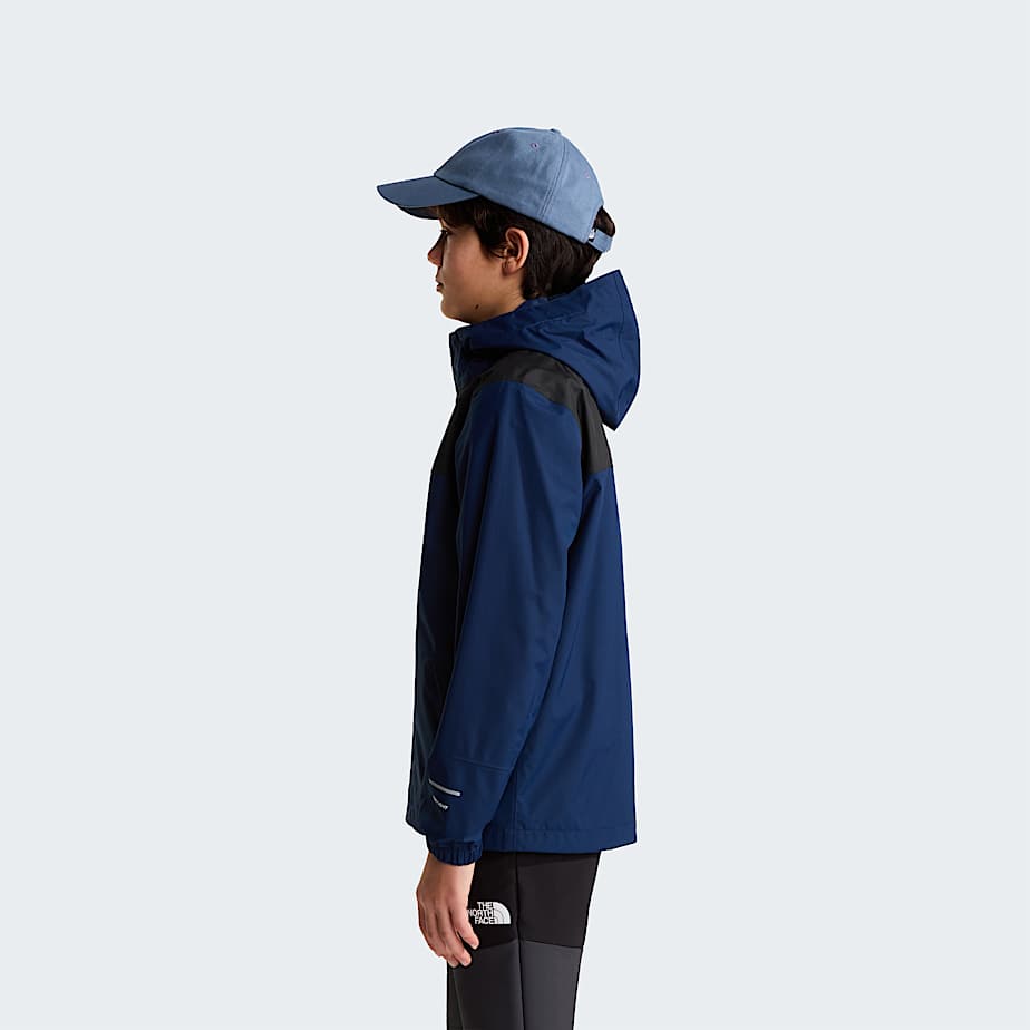 Boys Antora Rain Jacket TNF Summit Navy ALT2