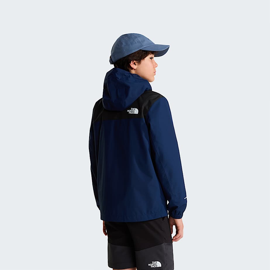 Boys Antora Rain Jacket TNF Summit Navy ALT3