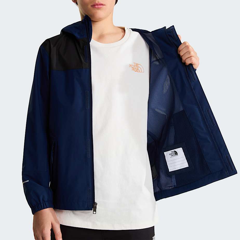 Boys Antora Rain Jacket TNF Summit Navy ALT7