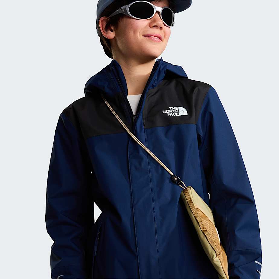 Boys Antora Rain Jacket TNF Summit Navy ALT8