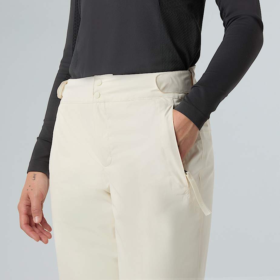 Womens Descendit Trousers TNF White Dune ALT9