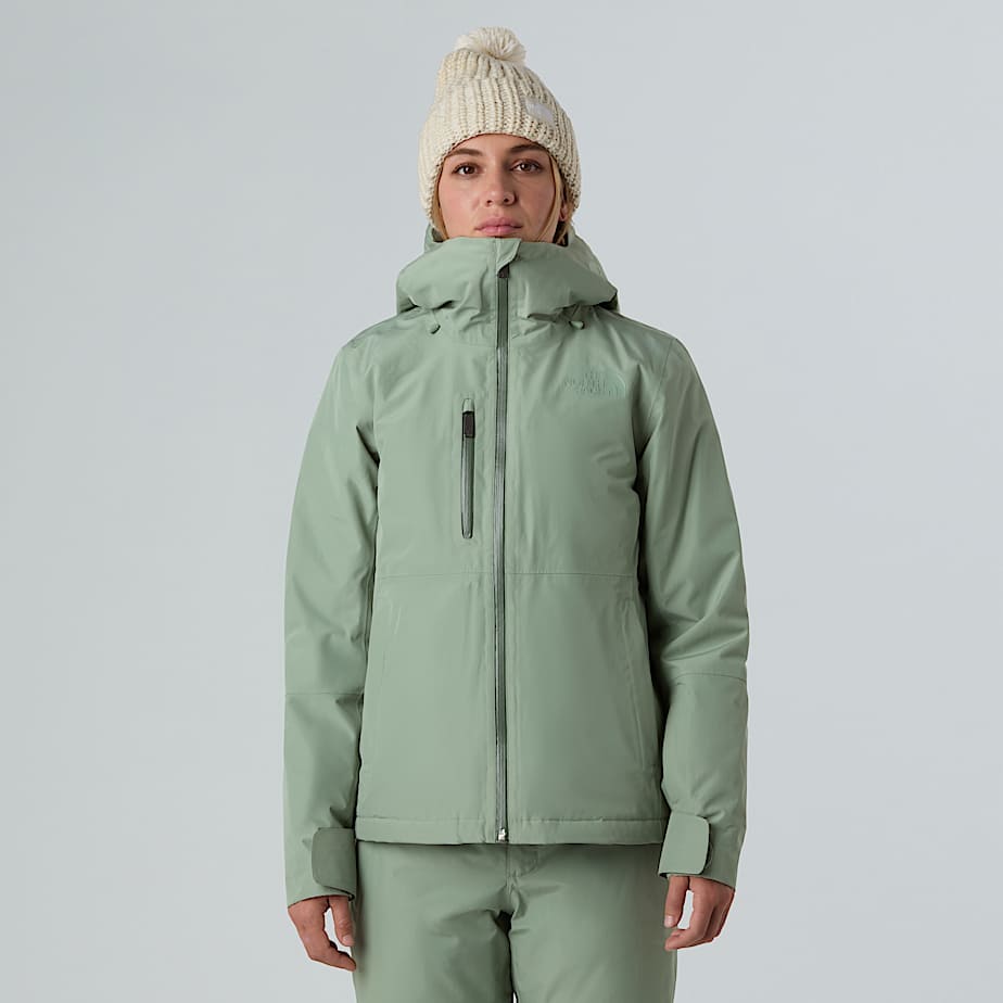 Womens Descendit Jacket TNF Slate Moss ALT4