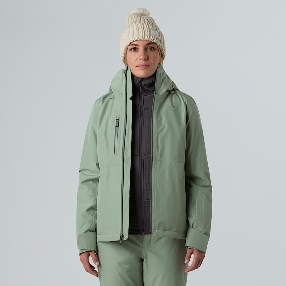 Womens Descendit Jacket TNF Slate Moss ALT7
