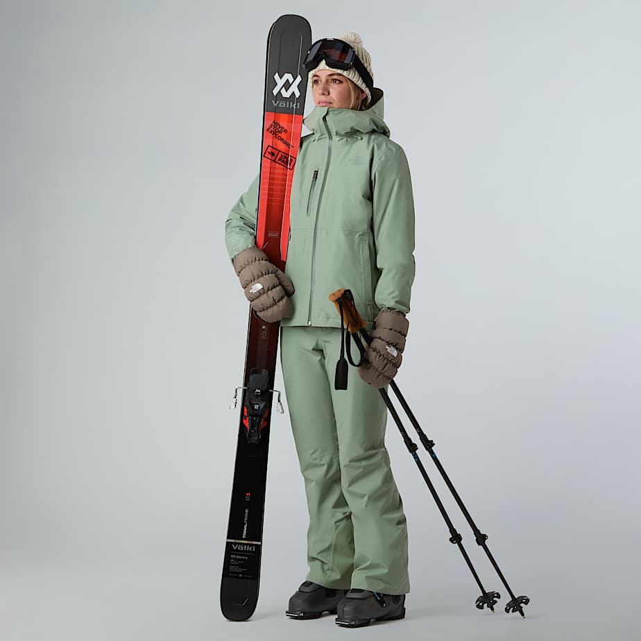 Womens Descendit Jacket TNF Slate Moss ALT8