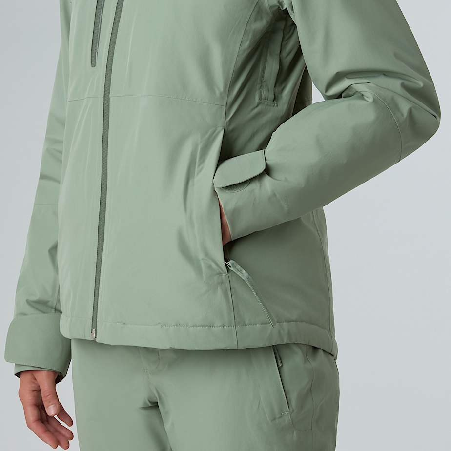 Womens Descendit Jacket TNF Slate Moss ALT11
