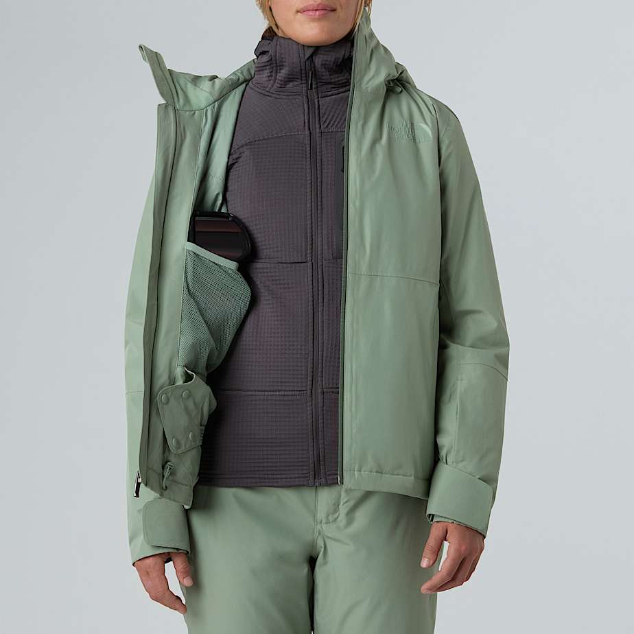 Womens Descendit Jacket TNF Slate Moss ALT14