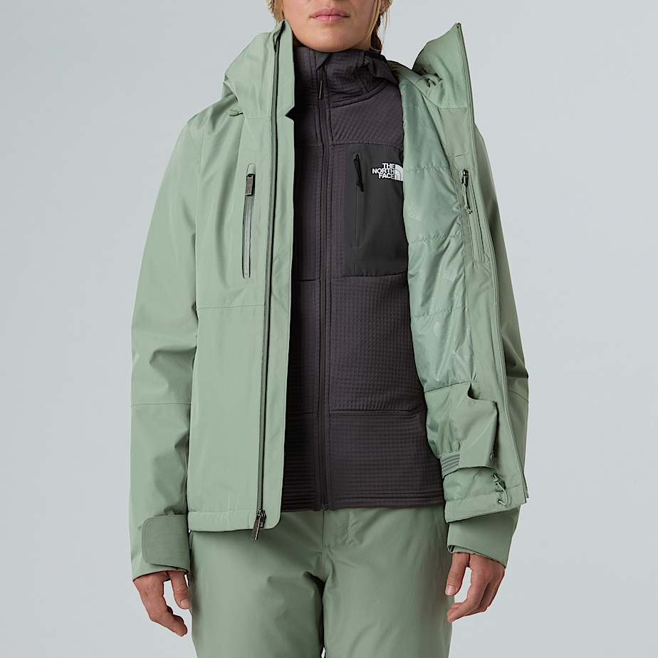 Womens Descendit Jacket TNF Slate Moss ALT15