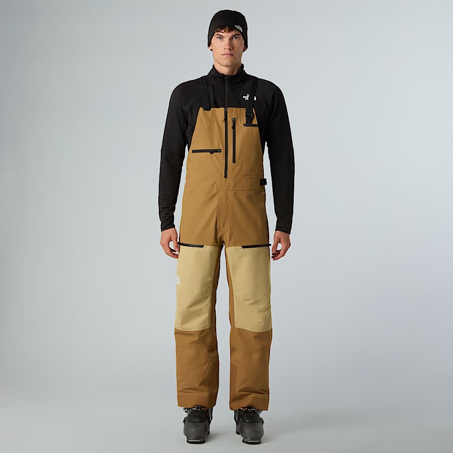 Mens Ceptor Bib Trousers TNF Utility BrownKhaki Stone ALT4