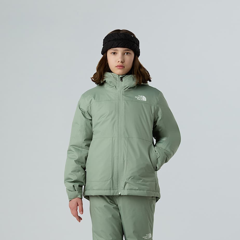 Girls Freedom Insulated Jacket TNF Slate Moss ALT4