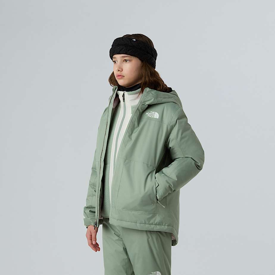 Girls Freedom Insulated Jacket TNF Slate Moss ALT7