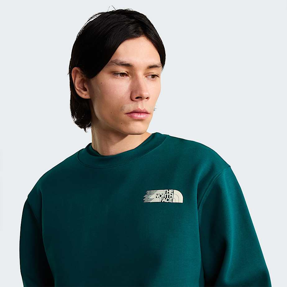Sudadera holgada con estampado grfico Retro Trail para hombre TNF ALT4