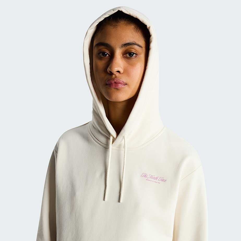 Inspire Exploration Relaxedhoodie voor dames TNF White DuneHushed Lavender ALT4