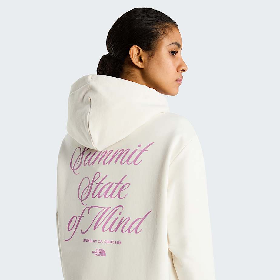 Inspire Exploration Relaxedhoodie voor dames TNF White DuneHushed Lavender ALT5