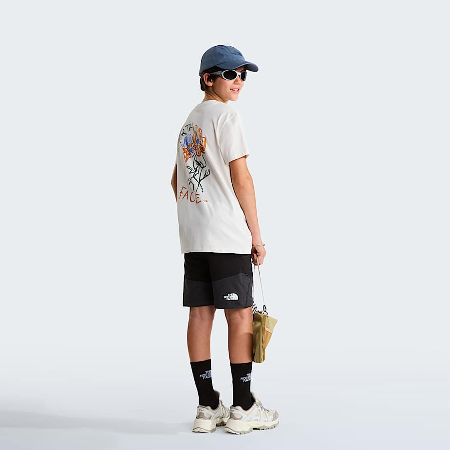 Tshirt descontrada Flower Scribble para adolescente TNF ALT1