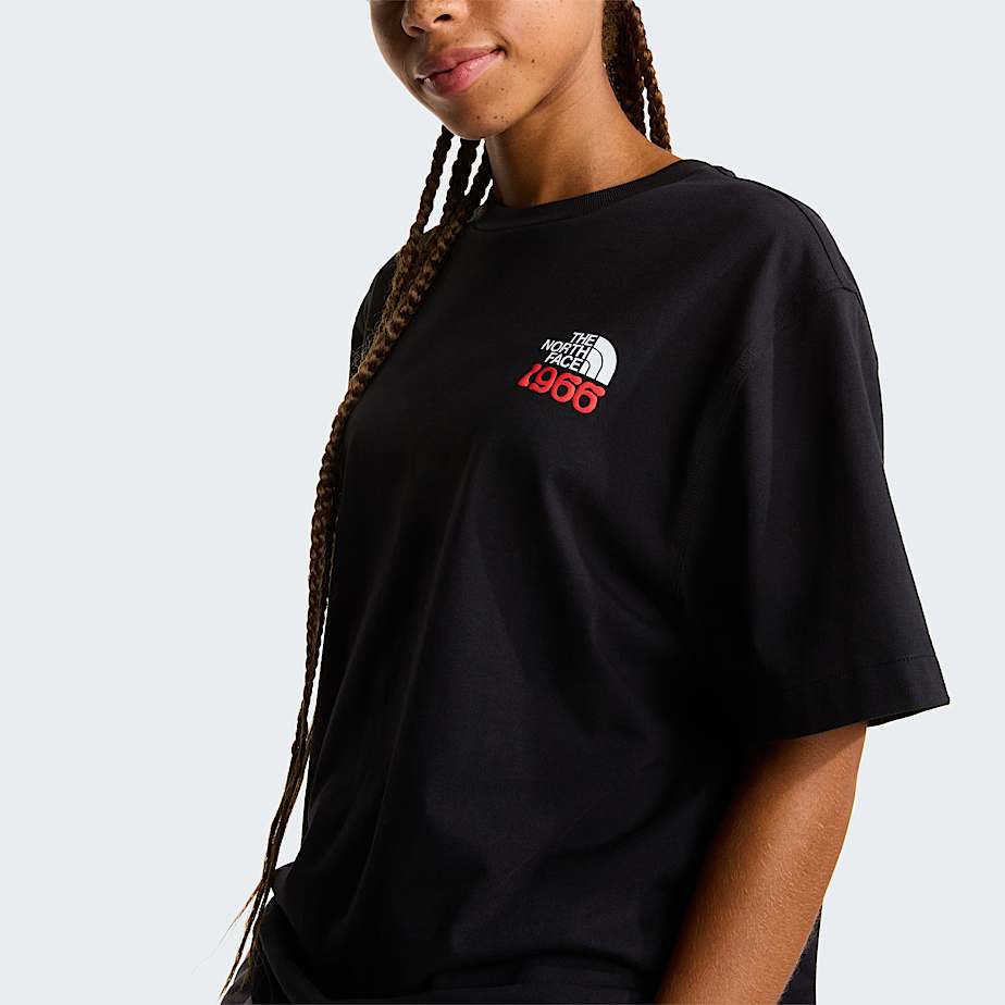 Mens 1966 Half Dome Relaxed Graphic TShirt TNF TNF Black ALT13