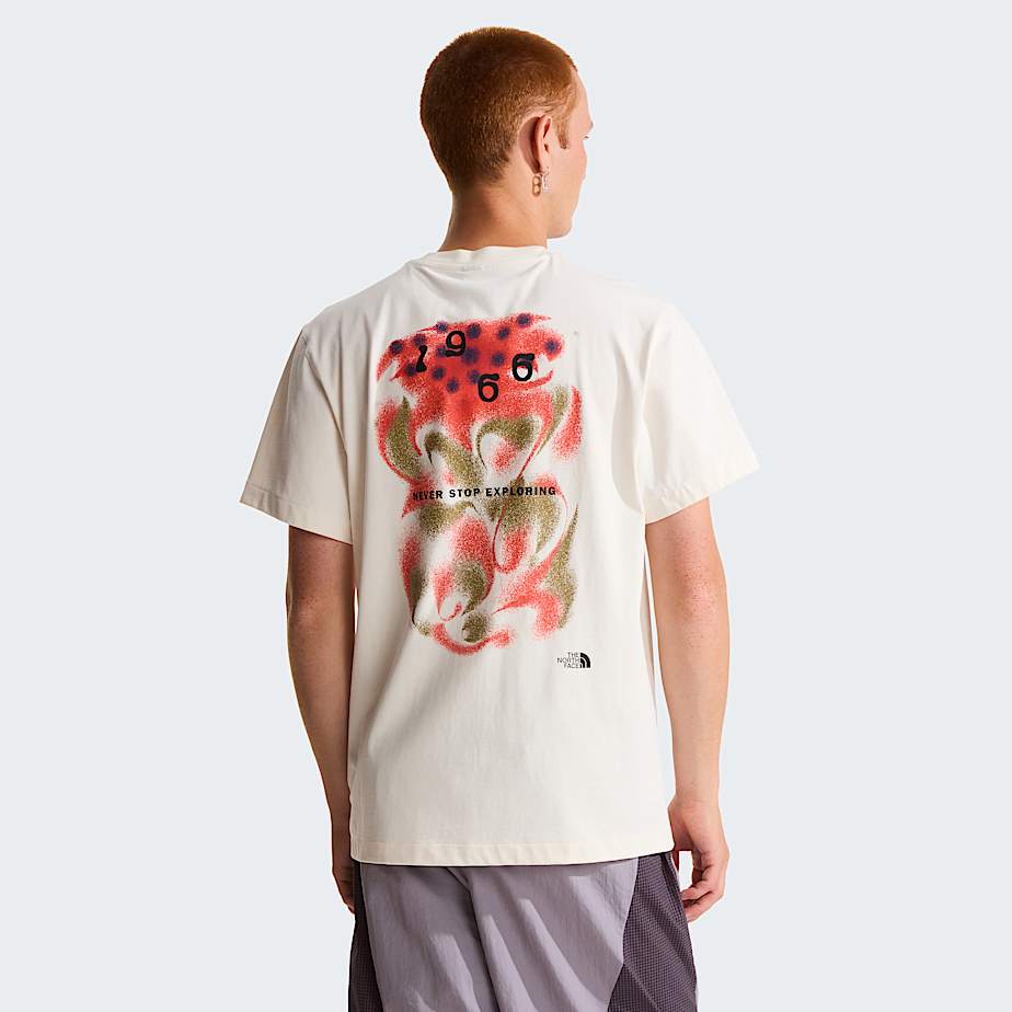1966 Motion relaxt geschnittenes TShirt mit Grafik Unisex TNF White Dune ALT2