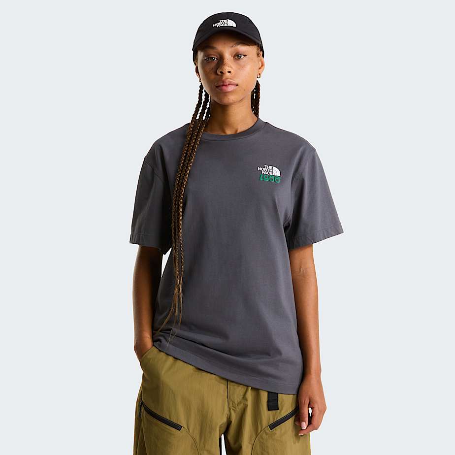 1966 Motion relaxt geschnittenes TShirt mit Grafik Unisex TNF Anthracite Grey ALT11