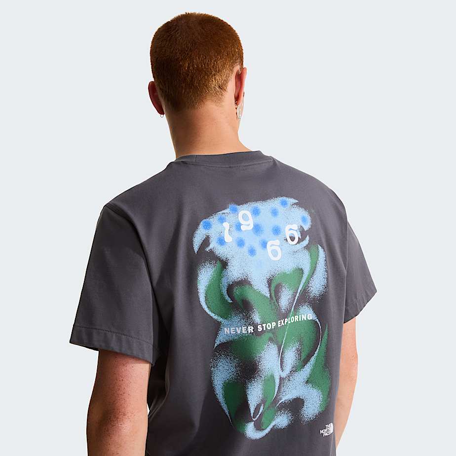 1966 Motion relaxt geschnittenes TShirt mit Grafik Unisex TNF Anthracite Grey ALT8