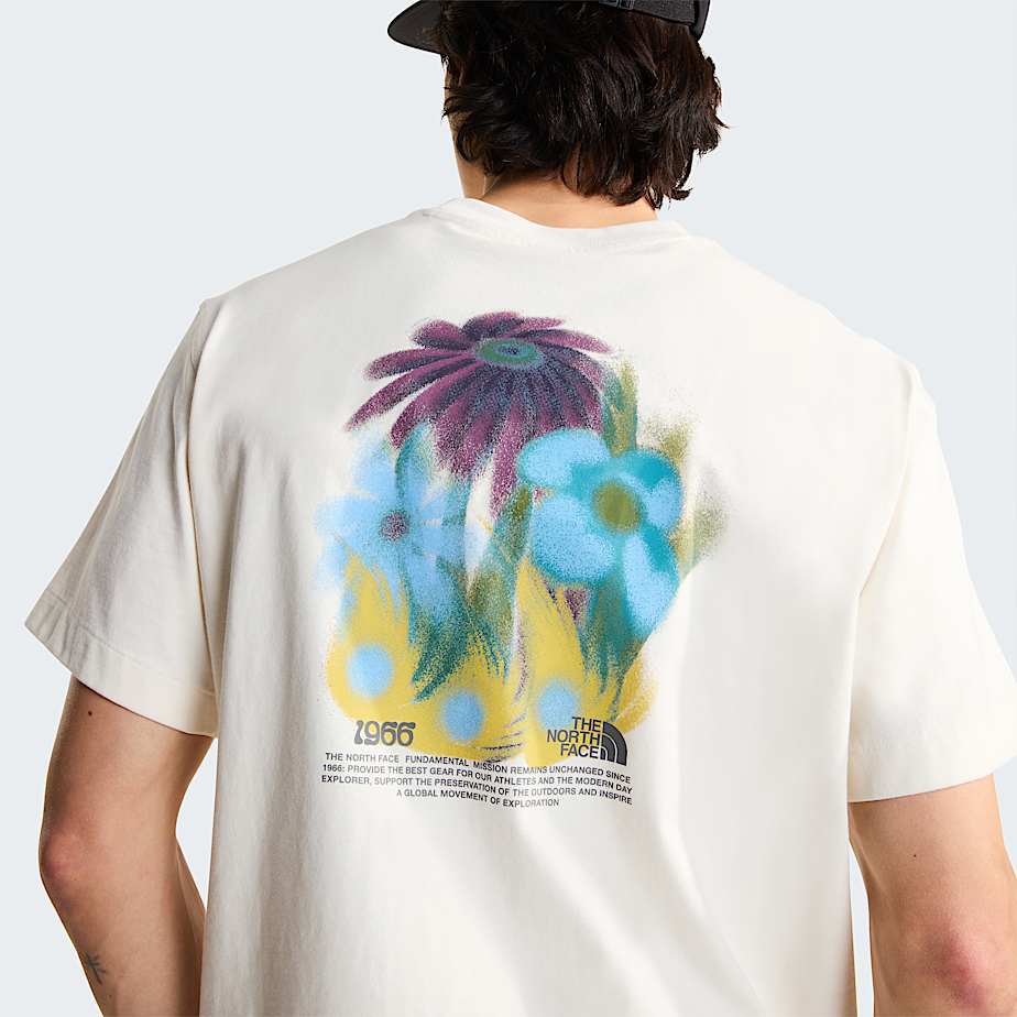 Unisex 1966 Flora Relaxed Graphic TShirt TNF White Dune ALT8