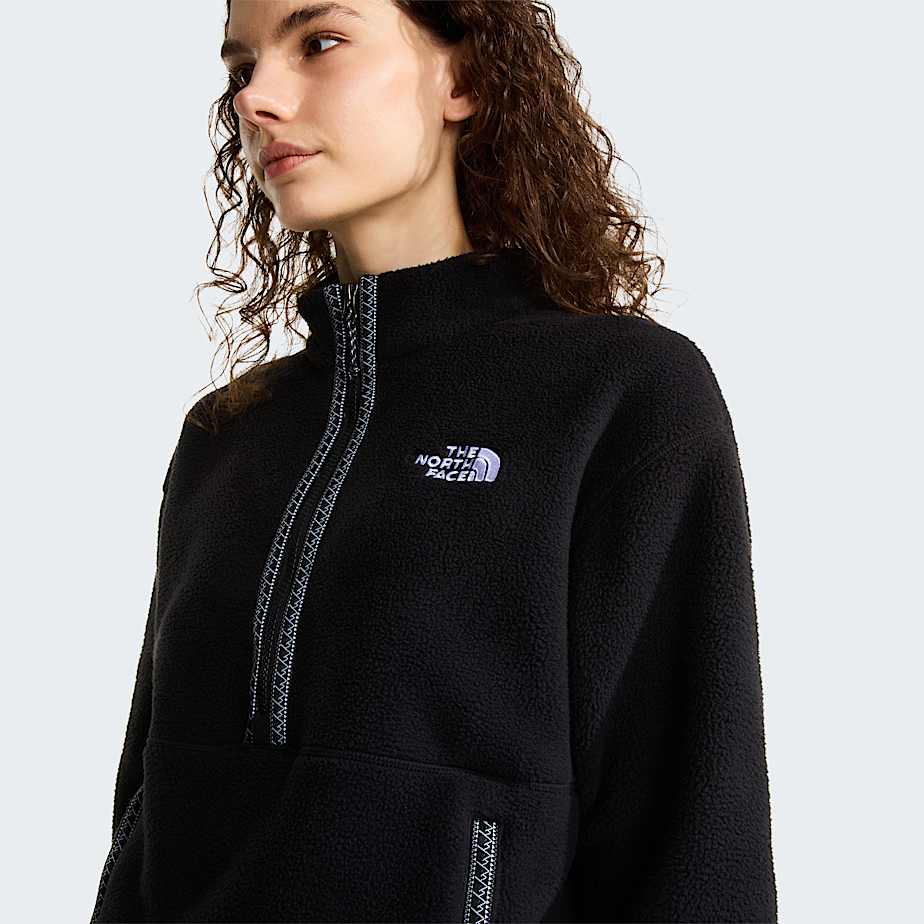 Womens TNF Fleeski 14 Zip Pullover Fleece TNF TNF BlackTNF Black ALT4