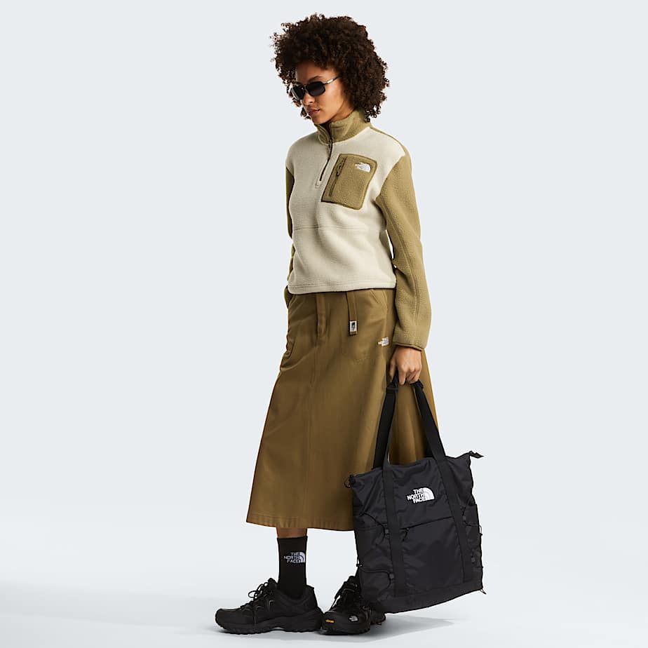 Veste en polaire  col zipp Yumiori pour femme TNF Desert StoneCedarCedar ALT1
