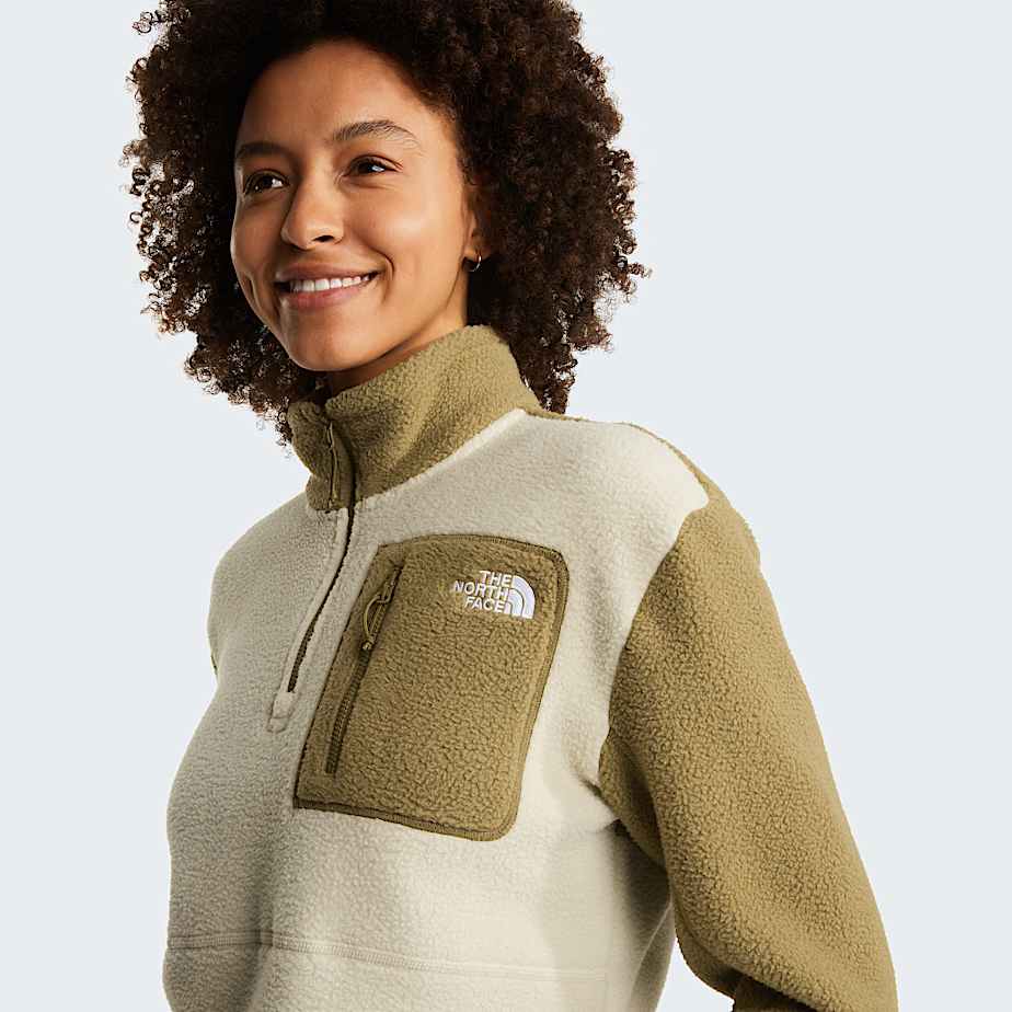 Veste en polaire  col zipp Yumiori pour femme TNF Desert StoneCedarCedar ALT4