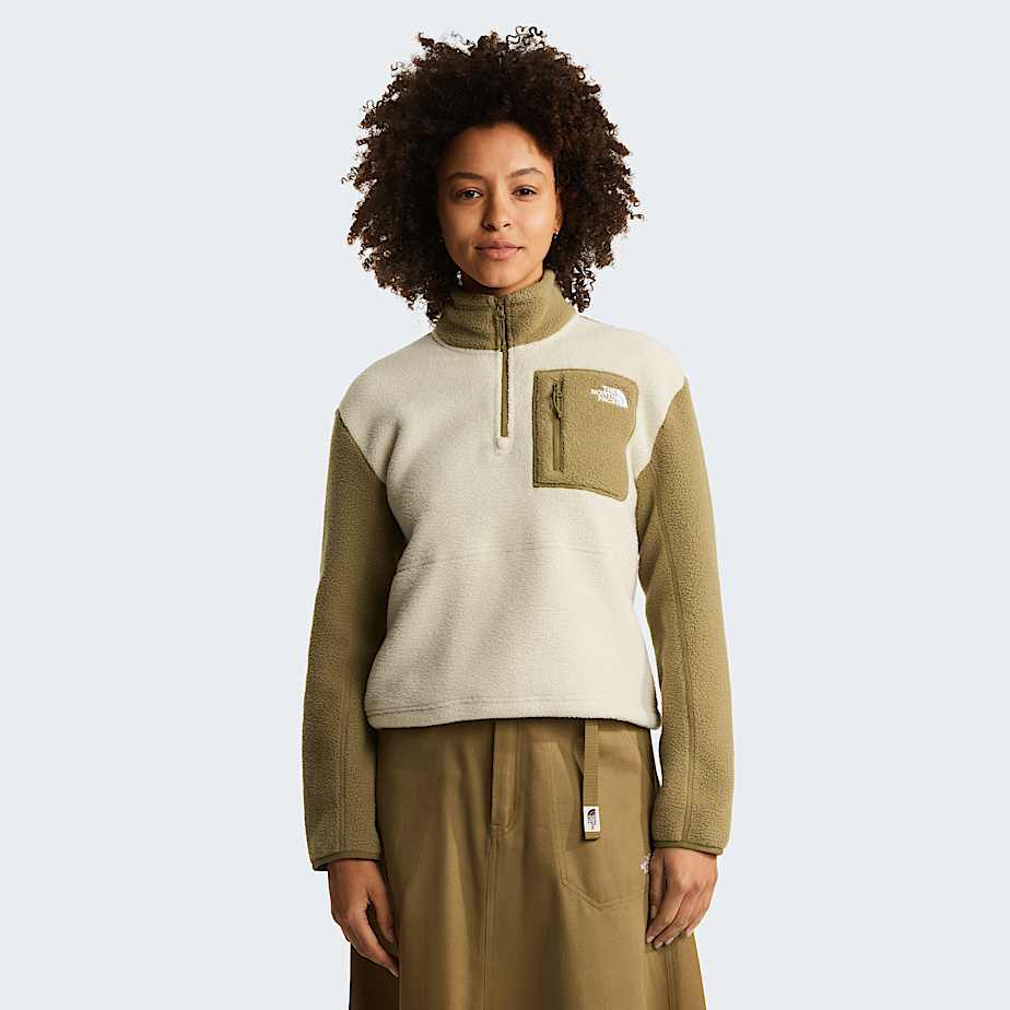 Veste en polaire  col zipp Yumiori pour femme TNF Desert StoneCedarCedar HERO