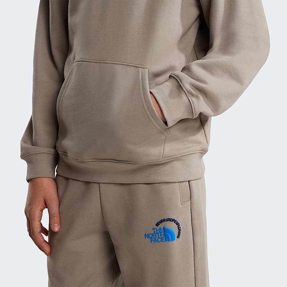 Sweat  capuche graphique dcontract Explore Fonts pour enfant TNF ALT6