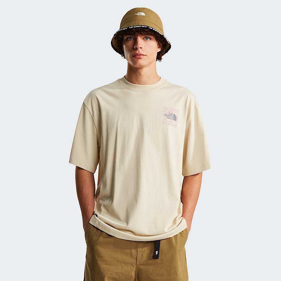 Tshirt z grafik o kroju oversize unisex Sun TNF ALT3