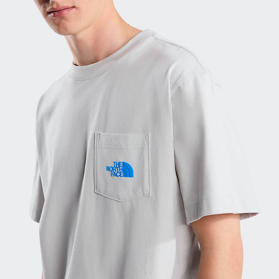 Camiseta grfica holgada con bolsillo Explore Fonts para hombre TNF ALT4