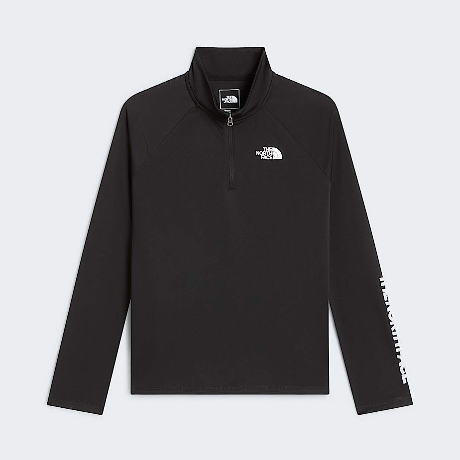Haut manches longues et col zipp Flex Graphic pour fille TNF HERO