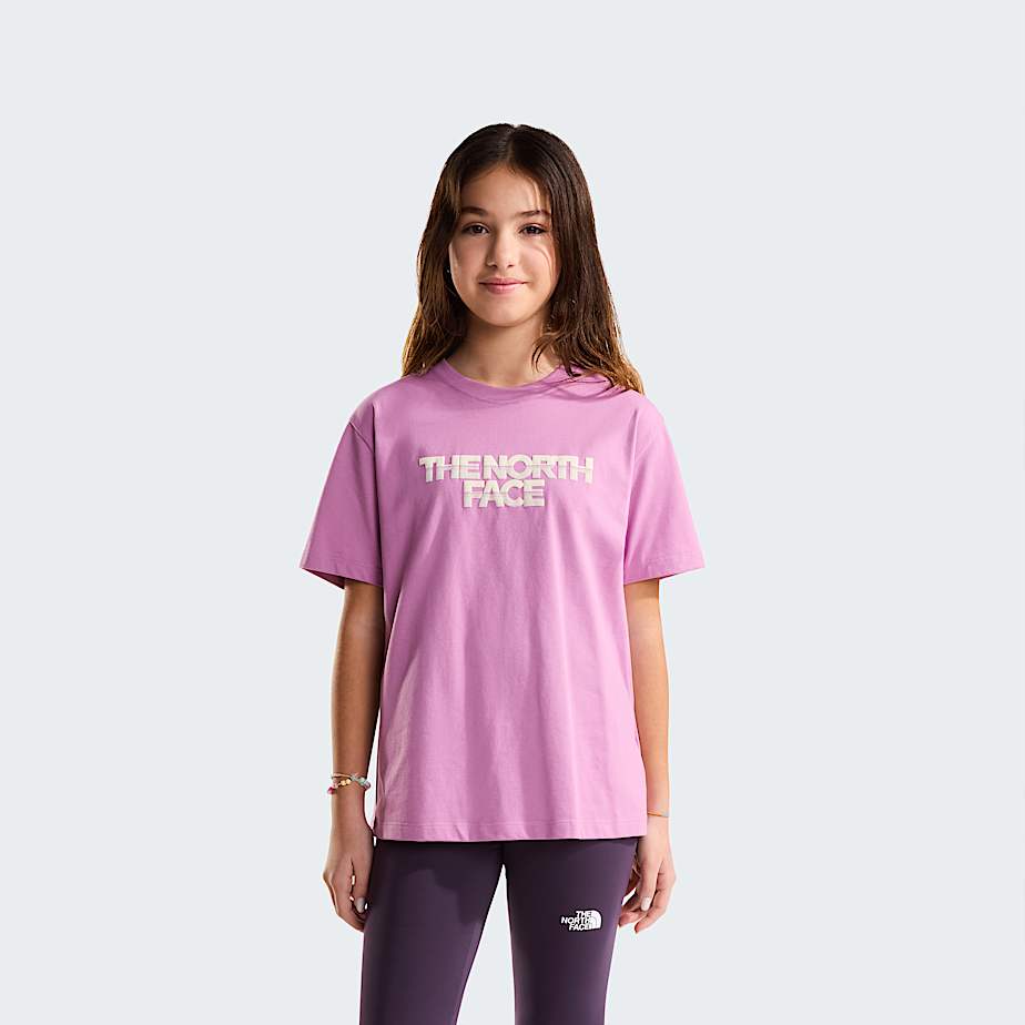 Tshirt descontrada com grfico Chalbi para adolescente TNF HERO