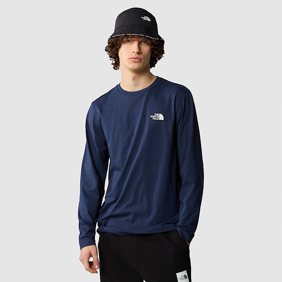Men’s Long-Sleeve Simple Dome T-Shirt - 1