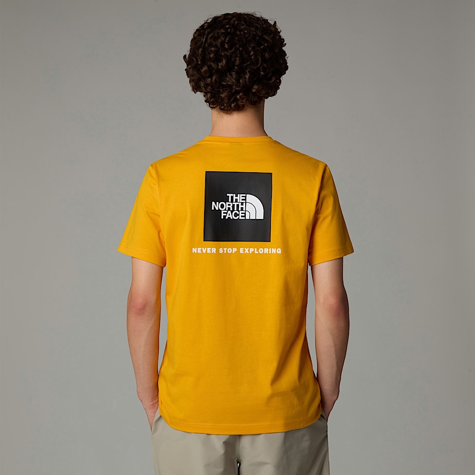 The North Face Redbox T-shirt Für Herren Summit Gold-tnf Black Größe XXL male