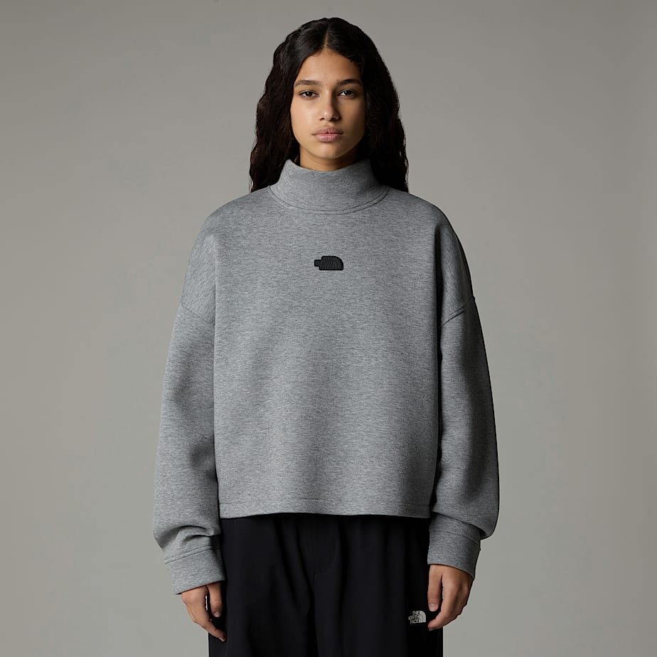 Sweatshirt mit Stehkragen für Damen - 1
