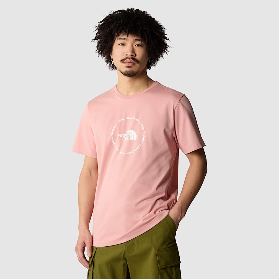 Camiseta con logotipo redondo para hombre