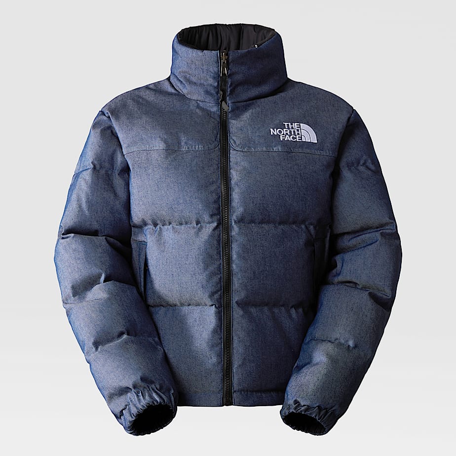 The North Face 1992 Nuptse Wendejacke Für Damen Denim Blue-tnf Black Größe XS female