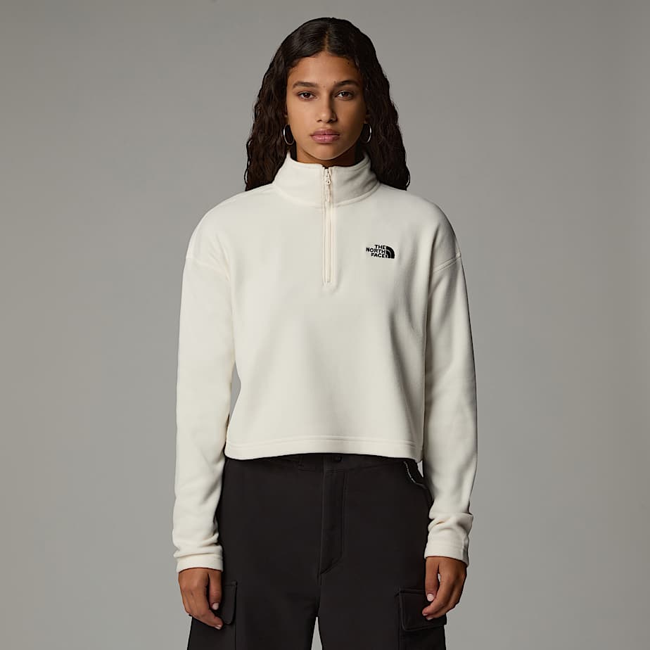 100 Glacier kurzgeschnittener Fleece mit 1/4-langem RV für Damen - 5