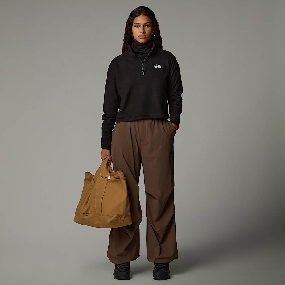 Women’s 100 Glacier Cropped 1/4 Zip Fleece - 2