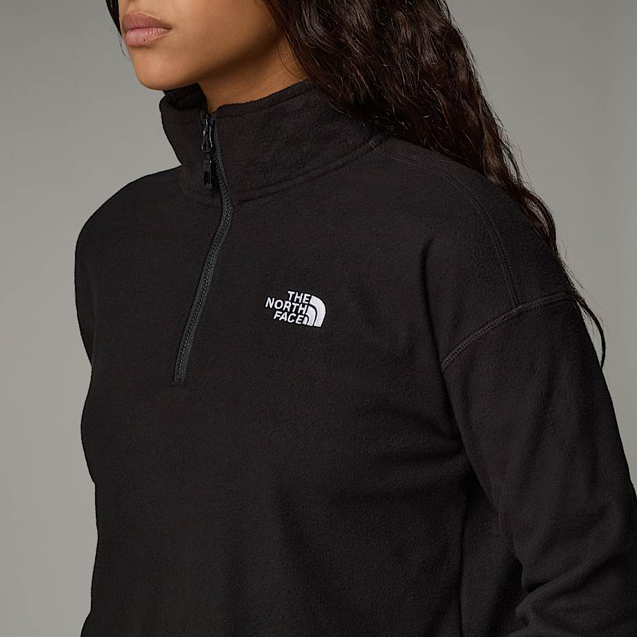 Women’s 100 Glacier Cropped 1/4 Zip Fleece - 4