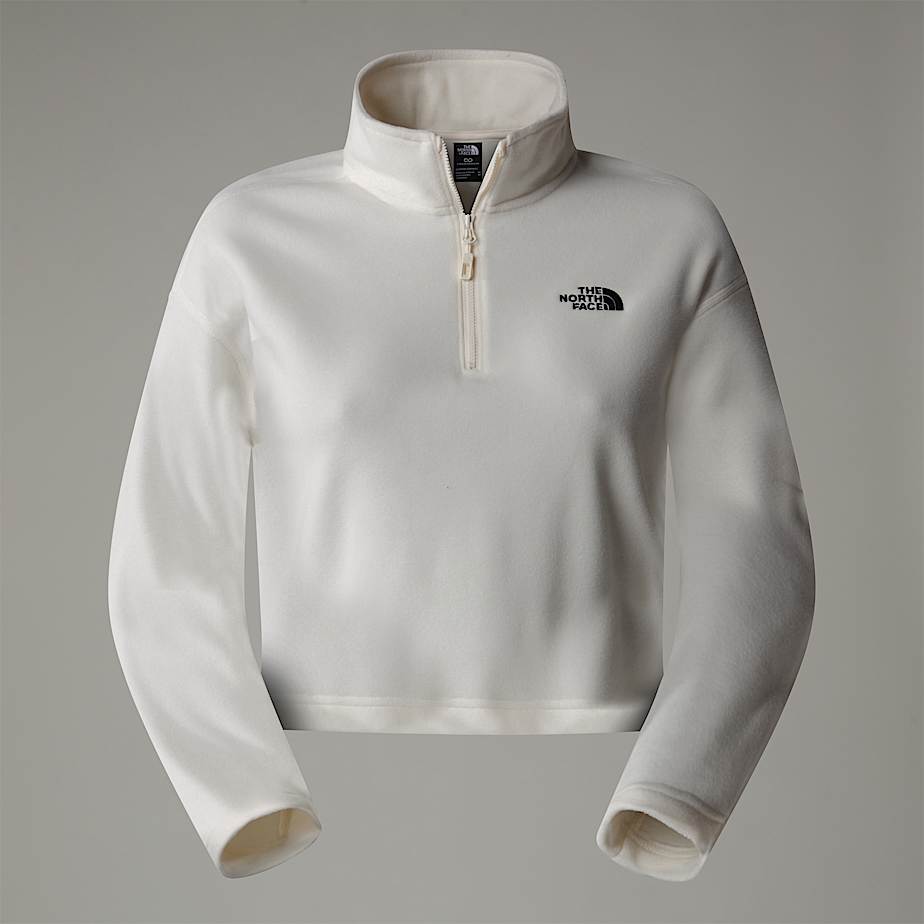 100 Glacier kurzgeschnittener Fleece mit 1/4-langem RV für Damen - 1