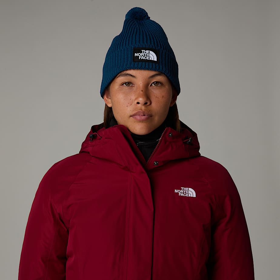 TNF Logo Box Pom Beanie - 2