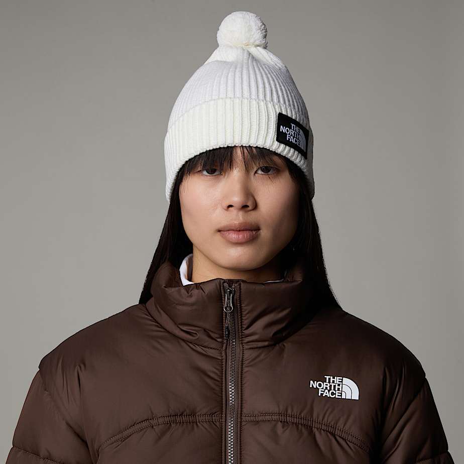 TNF Logo Box Beanie mit Bommel - 2