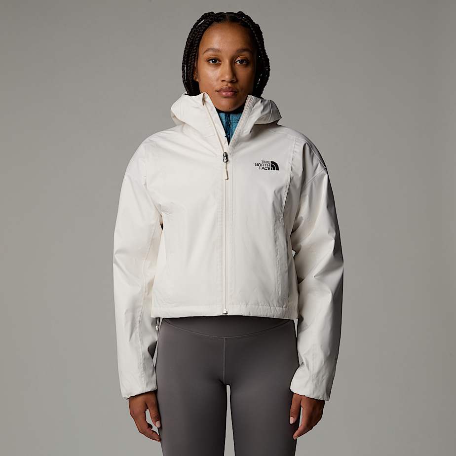 The North Face Quest Kurzgeschnittene Jacke Für Damen White Dune Größe M female
